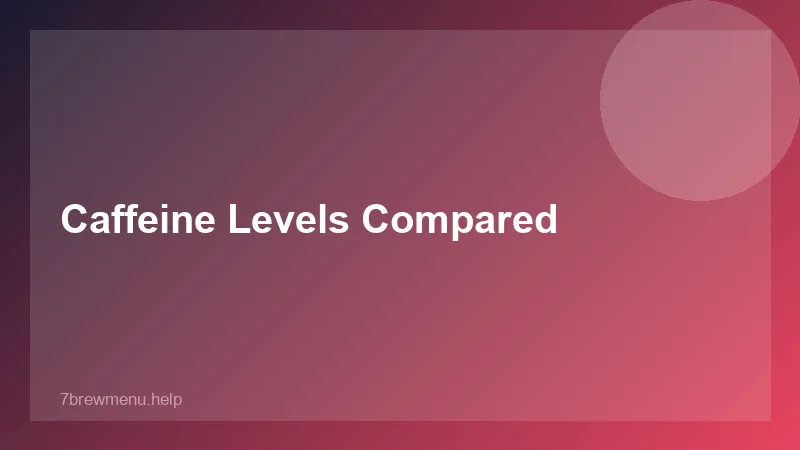 7 Brew Secret Menu Energy - 7 Brew Guide