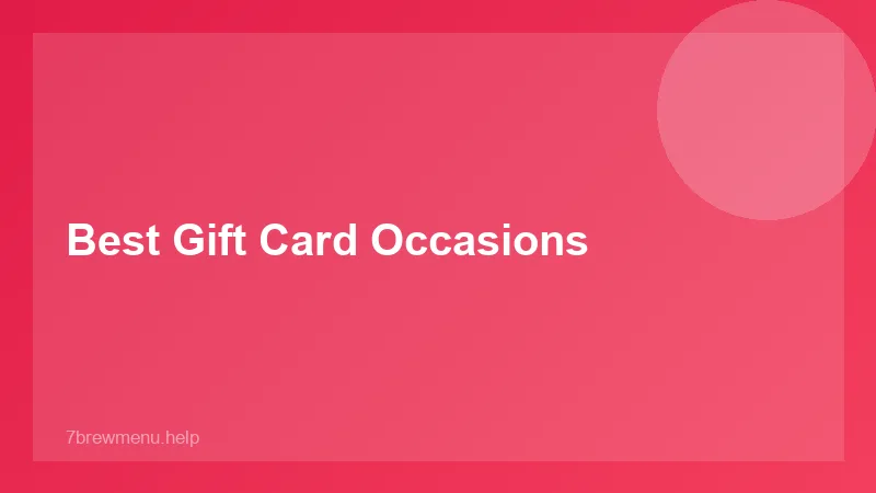 7 Brew Gift Card - 7 Brew Guide